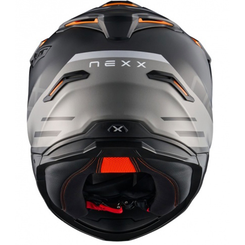 Enduro motorhelm NEXX Y.TRAVL Quest mat zwart-grijs