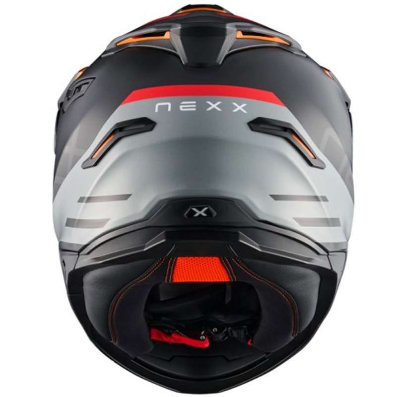 Enduro motorhelm NEXX Y.TRAVL Quest mat zwart-rood