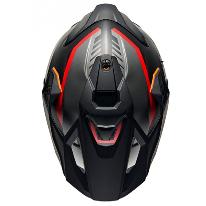 Enduro motorhelm NEXX Y.TRAVL Quest mat zwart-rood
