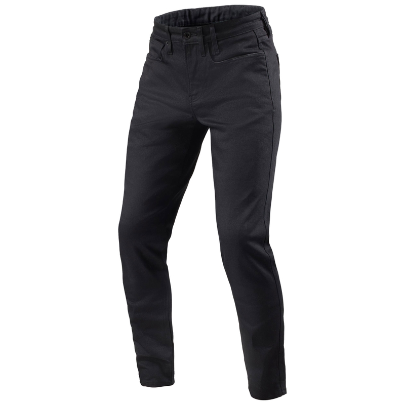 Revit Kai Skinny Verlengde Benen Motorfiets Jeans Zwart