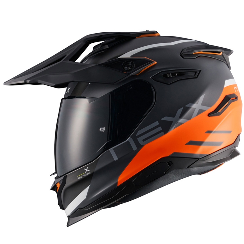 Enduro motorhelm NEXX Y.TRAVL Quest mat oranje