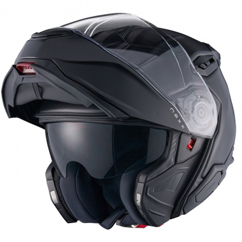 Nexx X.Lifetour Plain matzwarte opklapbare motorhelm uitverkoop