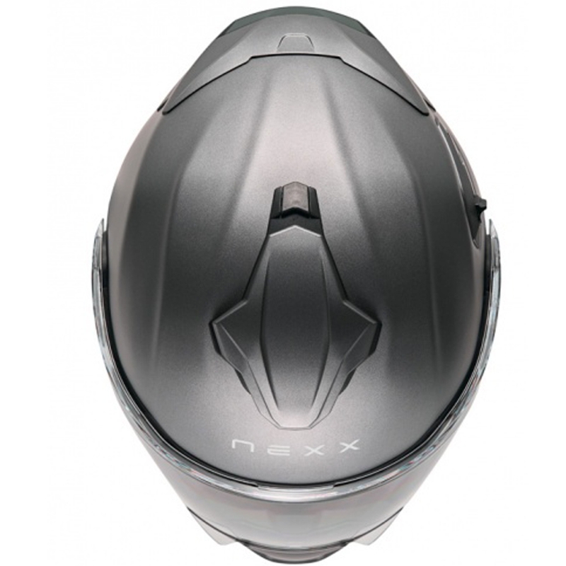 Nexx X.Lifetour Plain mat titanium opklapbare motorhelm