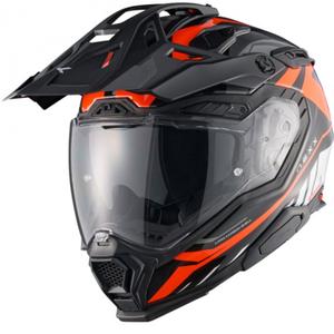 Enduro motorhelm Nexx X.WED3 Gobi oranje en wit