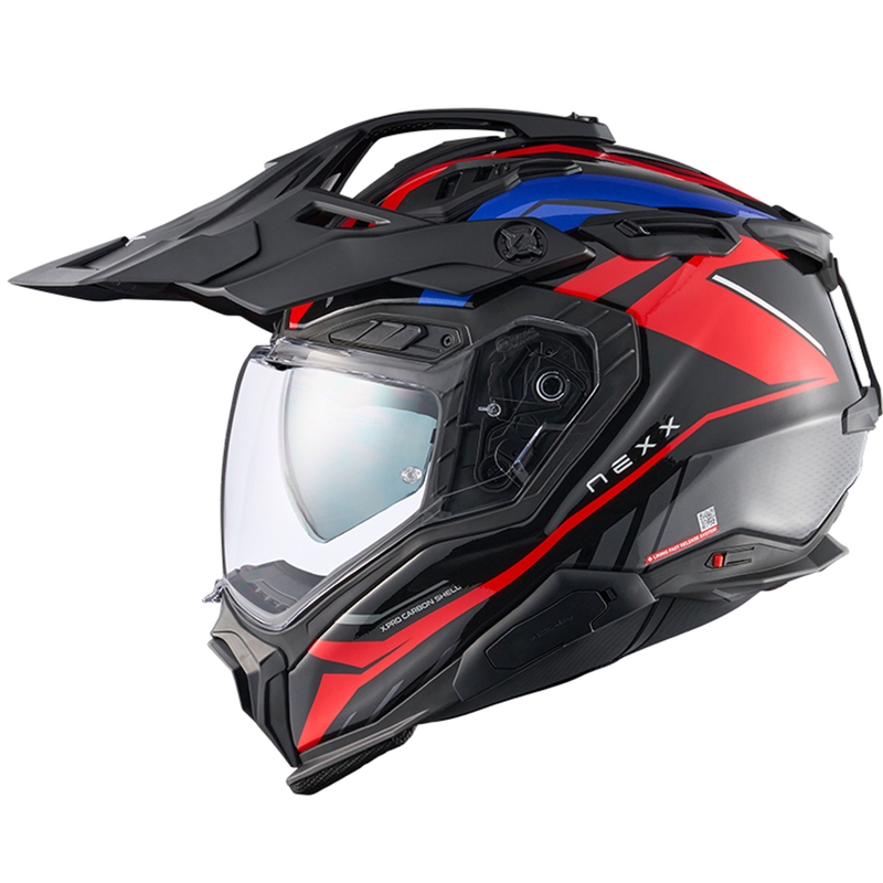 Enduro motorhelm Nexx X.WED3 Gobi blauw-rood