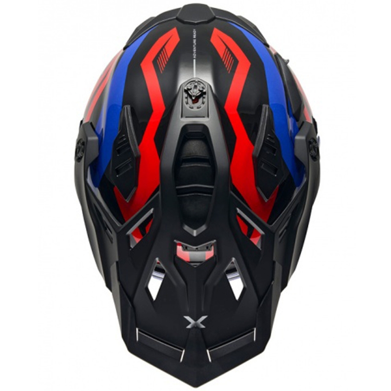 Enduro motorhelm Nexx X.WED3 Gobi blauw-rood