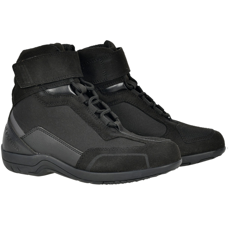 Dames Oxford Spartan Air Zwart Motorfiets Schoenen