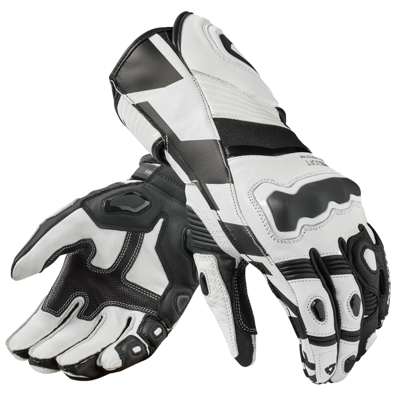 Motorhandschoenen Revit Jerez 4 wit-zwart