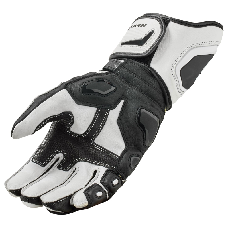 Motorhandschoenen Revit Jerez 4 wit-zwart