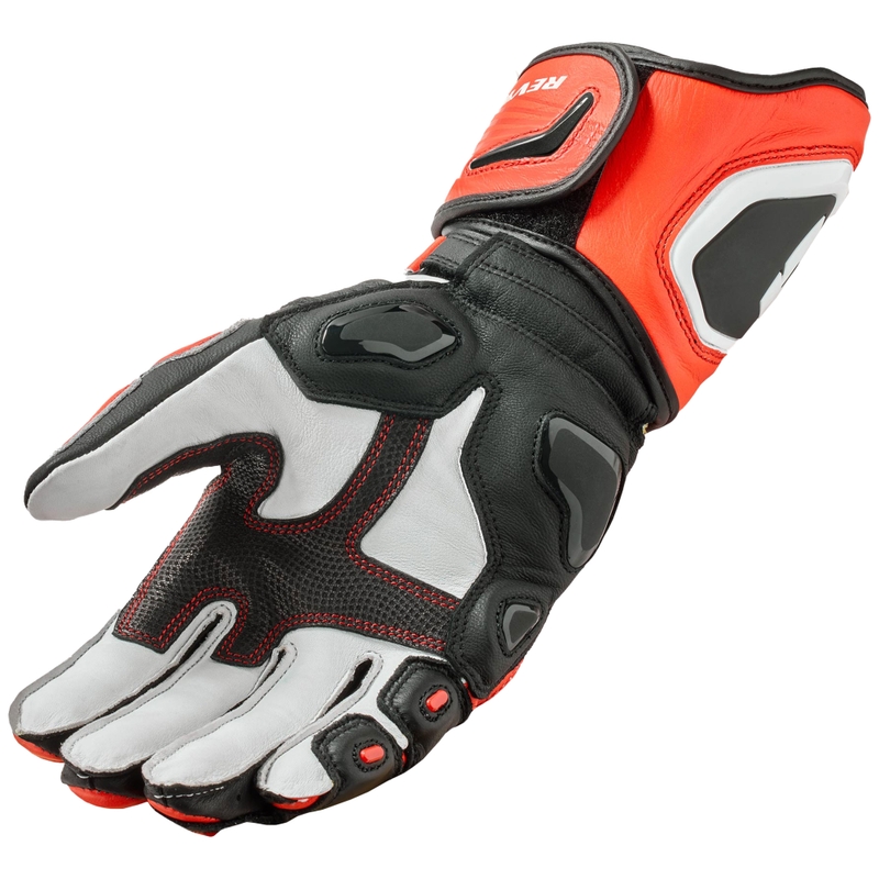 Motorhandschoenen Revit Jerez 4 fluorood-zwart