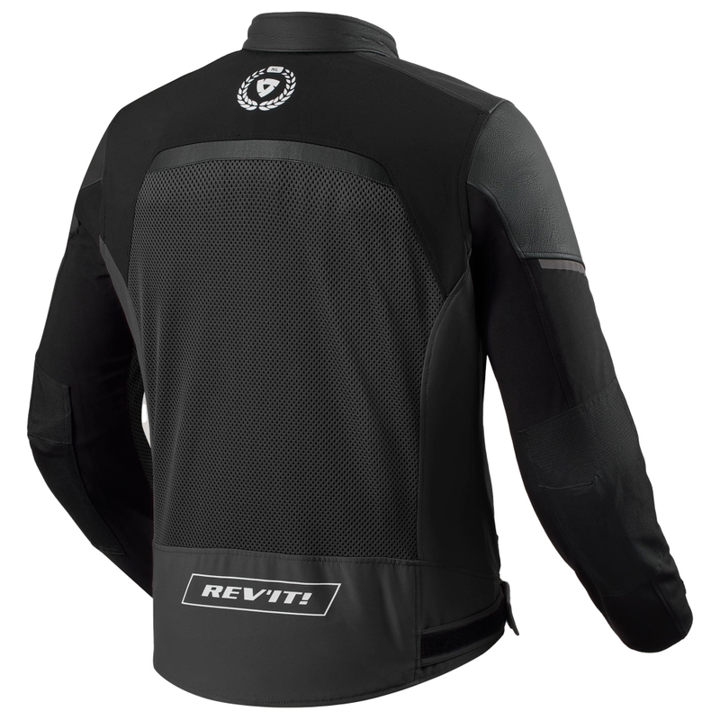 Revit Swiftblade motorjack zwart-blauw