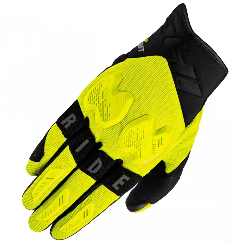 Motorhandschoenen Shima Drift fluo geel-zwart