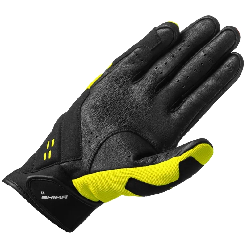Motorhandschoenen Shima Drift fluo geel-zwart