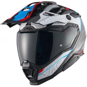 Enduro motorhelm Nexx X.WED3 Furka blauw-rood