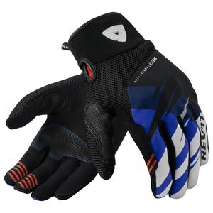 Revit Surge motorhandschoenen zwart en blauw