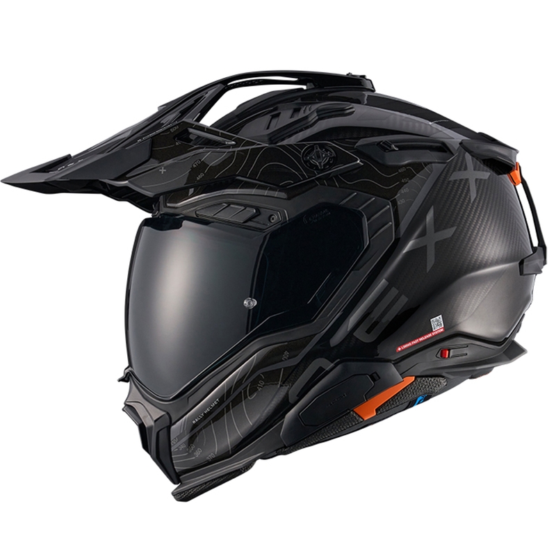Enduro motorhelm Nexx X.WED3 Furka zwart-grijs