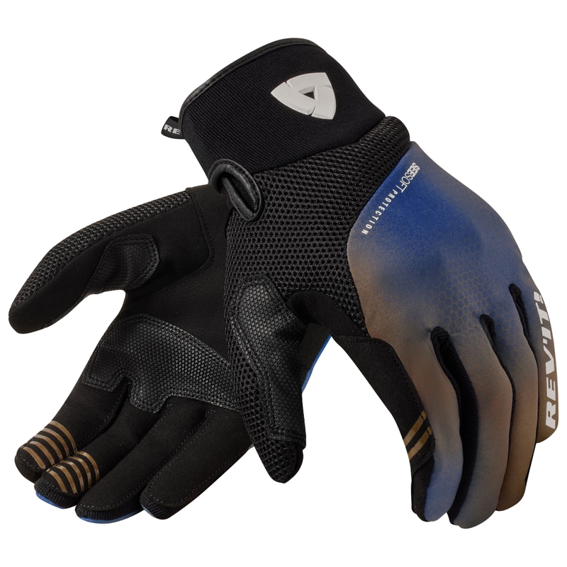 Revit Surge motorhandschoenen camouflageblauw