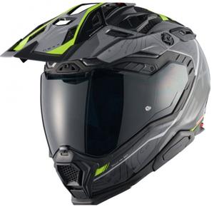Enduro motorhelm Nexx X.WED3 Furka grijs-fluo geel
