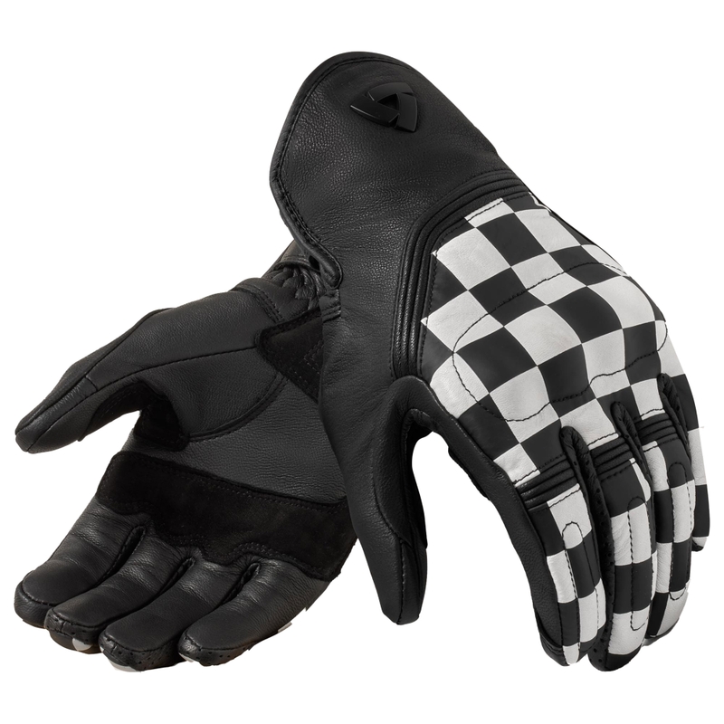 Motorhandschoenen Revit Redhill wit-zwart