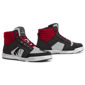 Forma Ground Dry Chicago Zwart-Rood-Grijs Motorfiets Laarzen