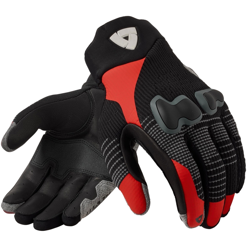 Revit Kinetic 2 motorhandschoenen zwart en rood
