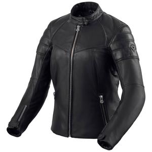Revit London zwart leren motorjack voor dames