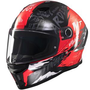 MT Stinger 2 Ardent integraal motorhelm zwart-rood
