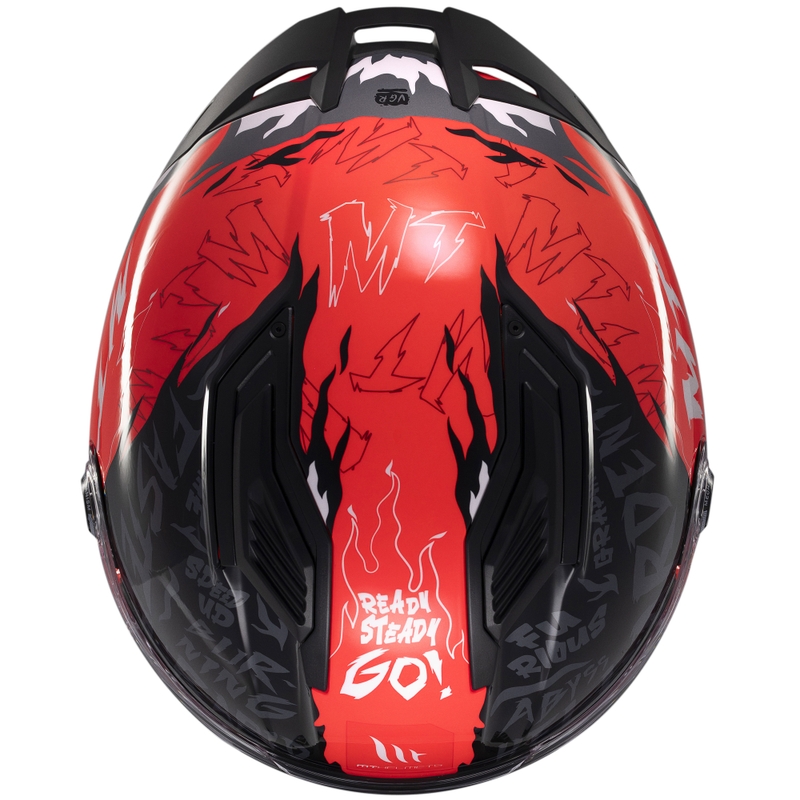 MT Stinger 2 Ardent integraal motorhelm zwart-rood