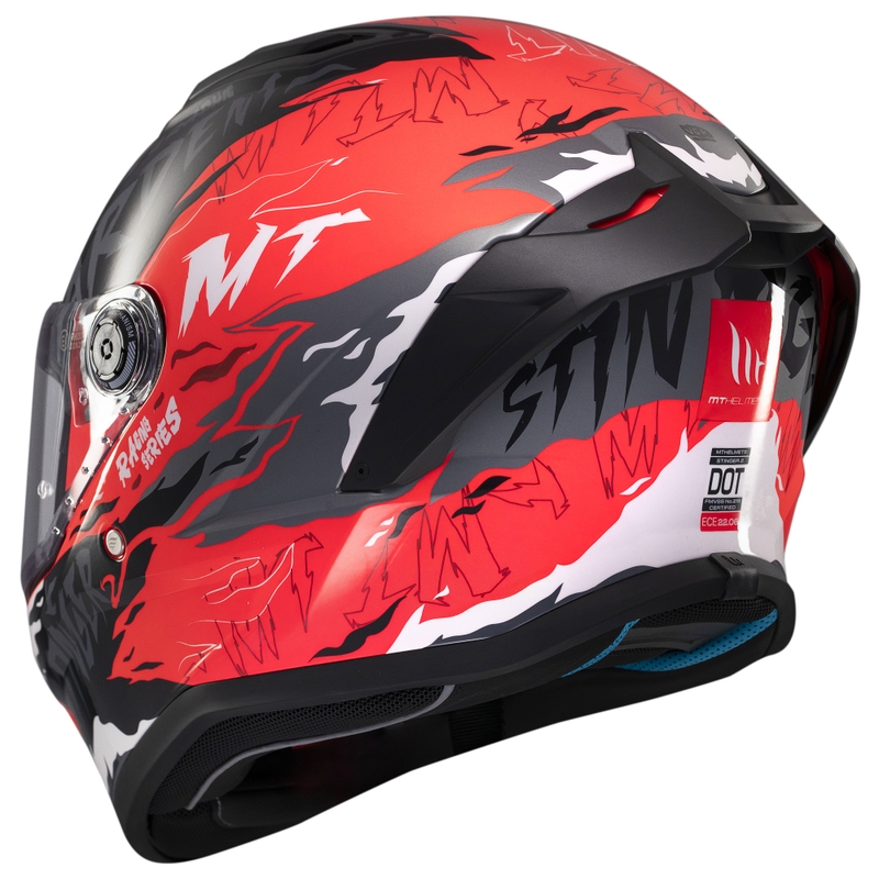 MT Stinger 2 Ardent integraal motorhelm zwart-rood