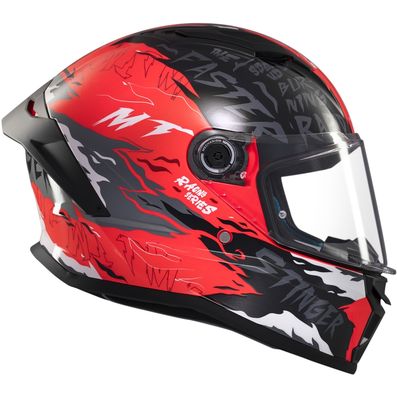 MT Stinger 2 Ardent integraal motorhelm zwart-rood