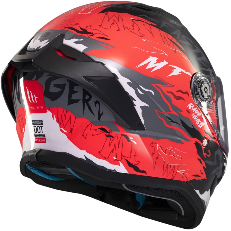MT Stinger 2 Ardent integraal motorhelm zwart-rood