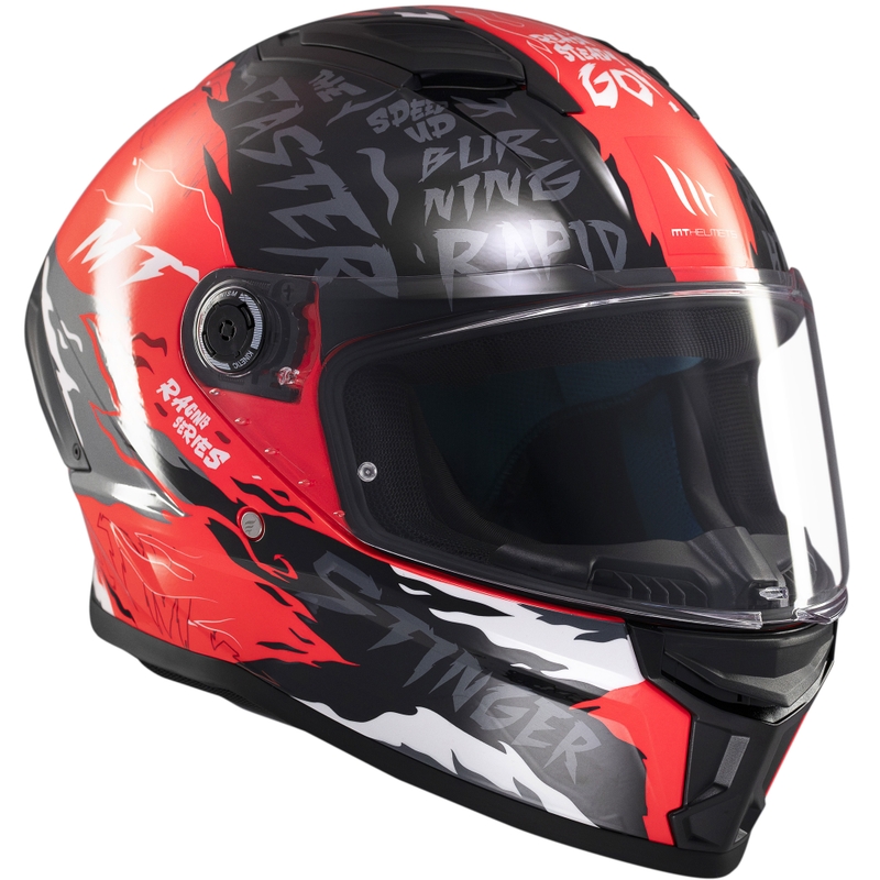 MT Stinger 2 Ardent integraal motorhelm zwart-rood