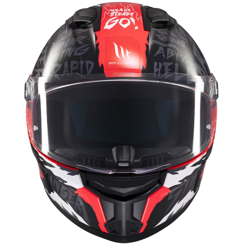 MT Stinger 2 Ardent integraal motorhelm zwart-rood