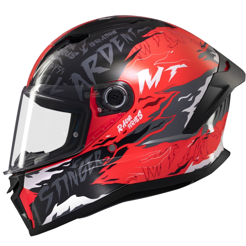 MT Stinger 2 Ardent integraal motorhelm zwart-rood