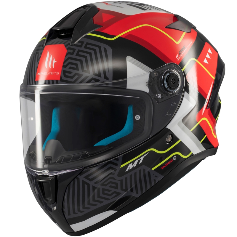 MT Targo S Brik integraal motorhelm glanzend zwart en rood