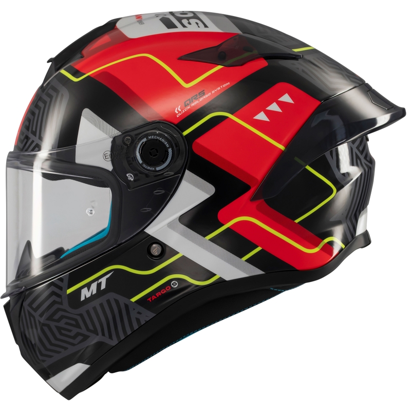 MT Targo S Brik integraal motorhelm glanzend zwart en rood