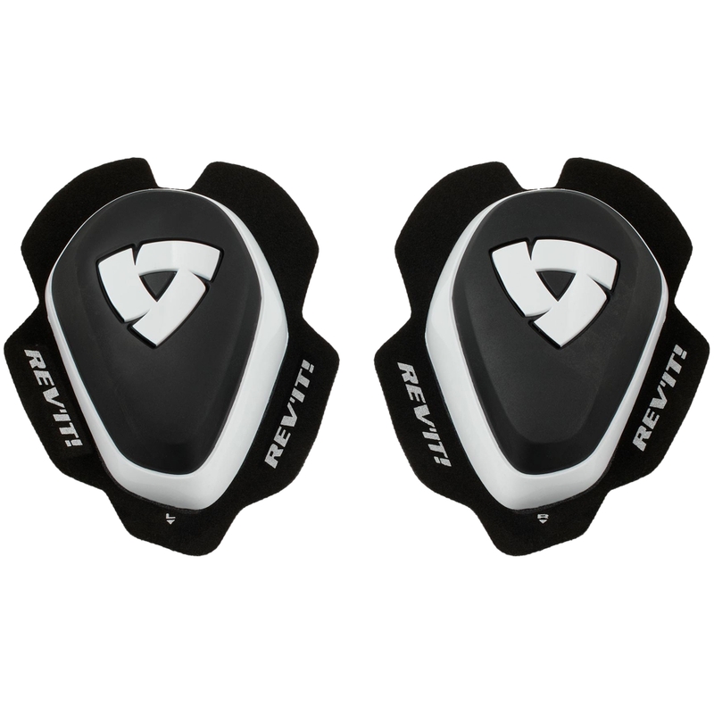Knieschuivers Revit Knieschuiverset 2 wit-zwart-wit
