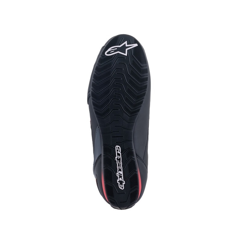 Alpinestars Faster 3 Rideknit Zwart-Rood-Fluo Geel-Grijs Motorfiets Laarzen