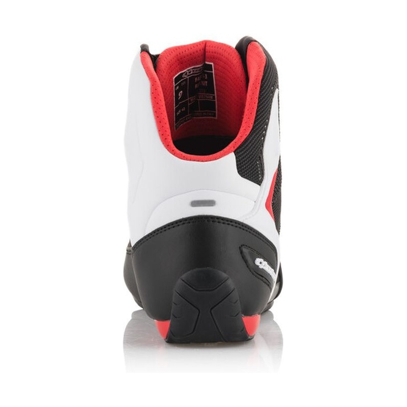 Alpinestars Faster 3 Rideknit zwart, wit en rode motorlaarzen