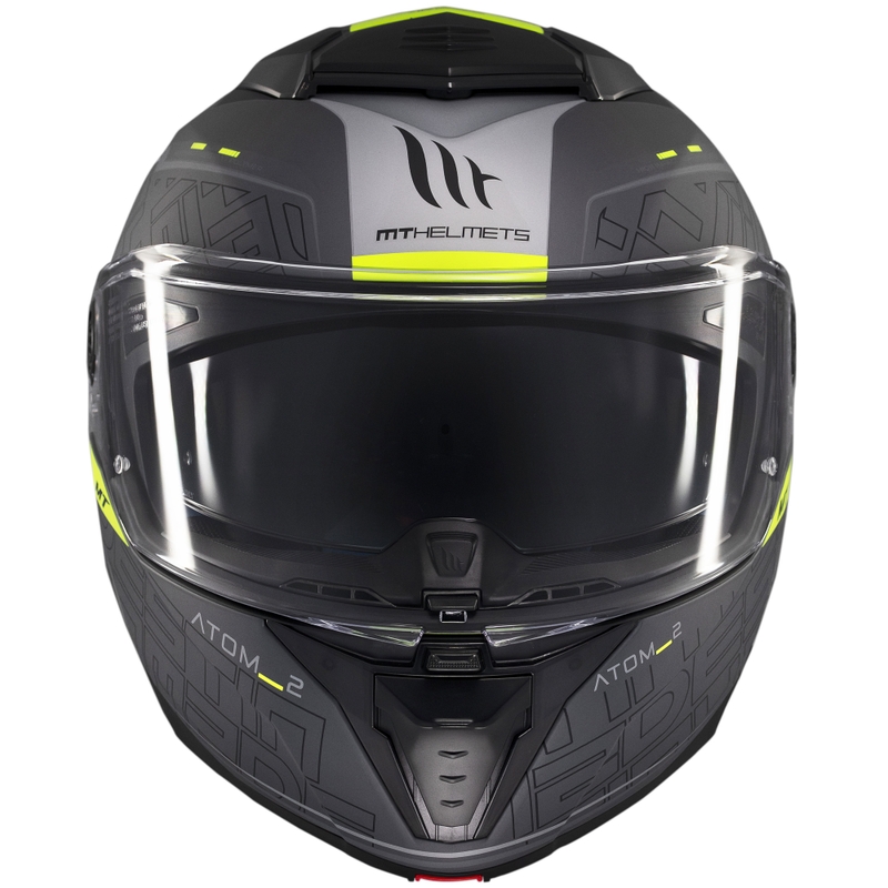 MT Atom 2 SV Destiny flip-up motorhelm mat zwart-grijs