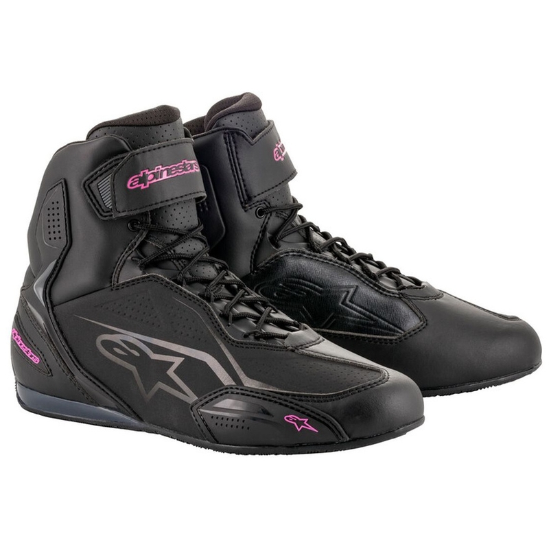 Alpinestars Stella Faster 3 dames motorlaarzen zwart en paars
