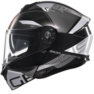 MT Genesis SV Atempo zwart-grijze opklapbare motorhelm