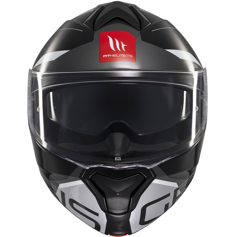 MT Genesis SV Atempo zwart-grijze opklapbare motorhelm