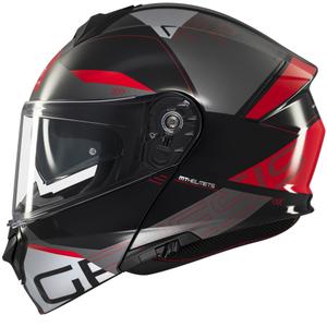 MT Genesis SV Atempo zwart-grijs-rood opklapbare motorhelm