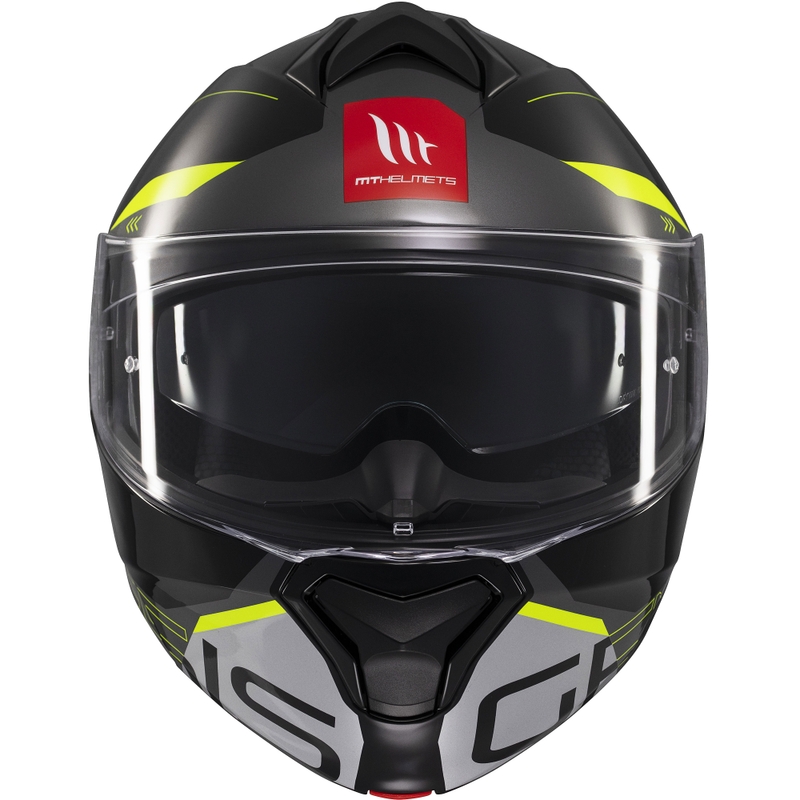 MT Genesis SV Atempo zwart-grijs-fluo geel opklapbare motorhelm