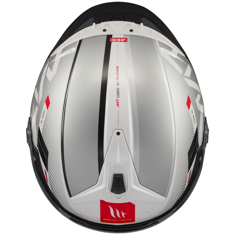 MT Cosmo SV Silence open motorhelm wit-grijs