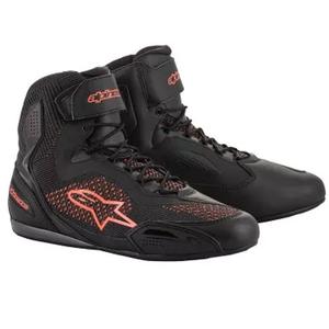 Alpinestars Faster 3 Rideknit zwart-fluorode motorlaarzen