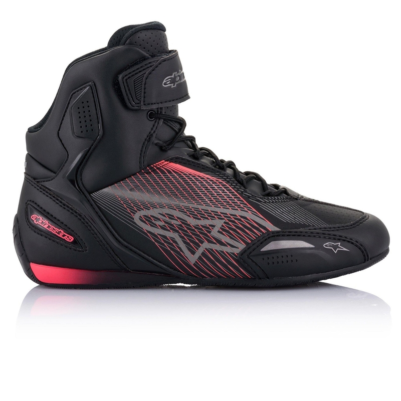 Alpinestars Dames Stella Faster 3 Zwart-Zilver-Roze Motorfietslaarzen