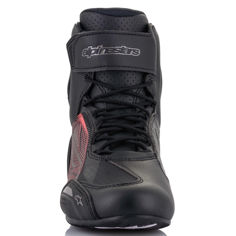 Alpinestars Dames Stella Faster 3 Zwart-Zilver-Roze Motorfietslaarzen