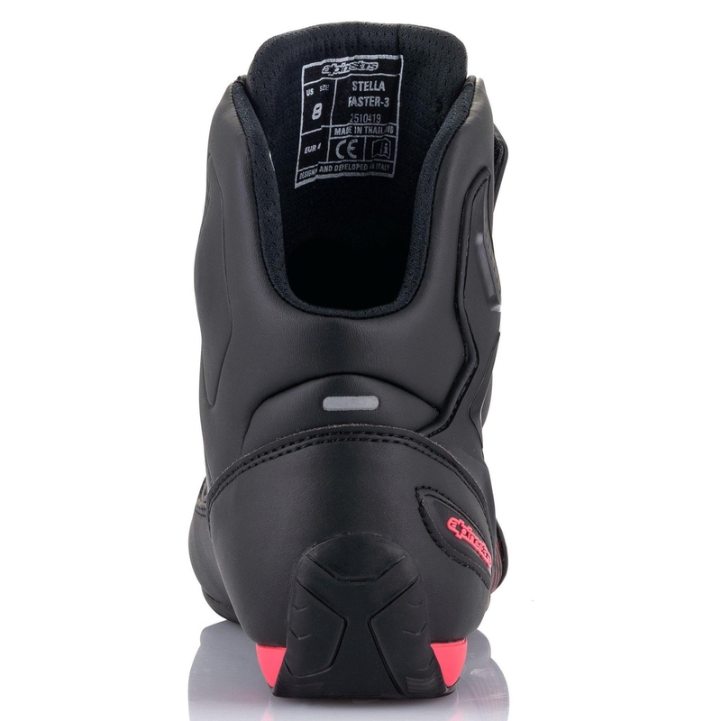 Alpinestars Dames Stella Faster 3 Zwart-Zilver-Roze Motorfietslaarzen